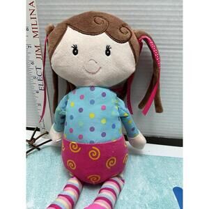 Snuggle Stuffs Doll, Soft Toy Stuffed Plush, Learn to Tie‎ Activity, 15 inch